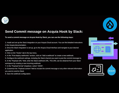 Send Commit message on Acquia Hook by Slack: