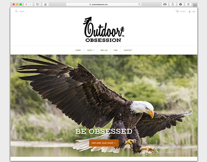 Outdoor Obsession web design