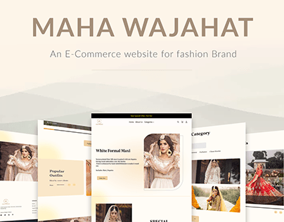 Clothing brand Website UI Design