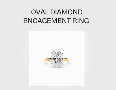 Oval Diamond Engagement Ring - Michael F and Co
