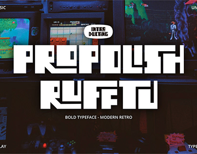 Project thumbnail - Propolish Rufftu Font