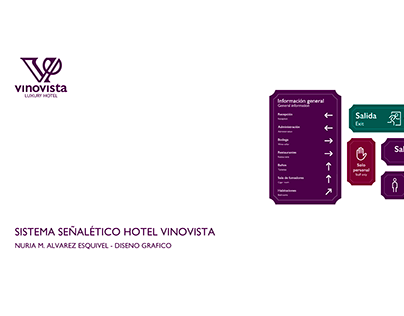 Hotel Vinovista - Sistema señalético
