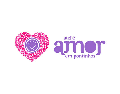 Logotipo Amor em Pontinhos