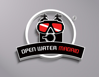 Open Water Madrid Logo and extras