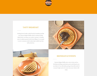 Famous Belgian Waffles Website