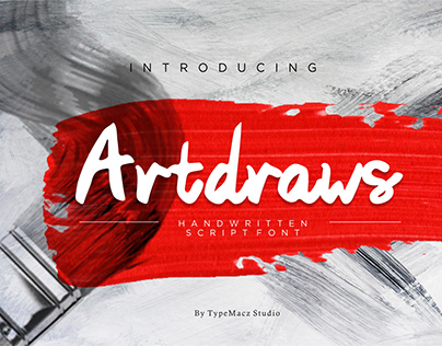 Artdraws Font | An Artistic Handdrawn Font