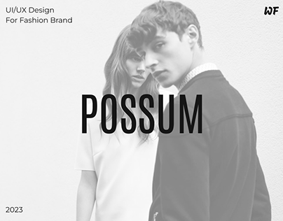 (UI/UX Case Study) Possum - Website: Fashion Brand