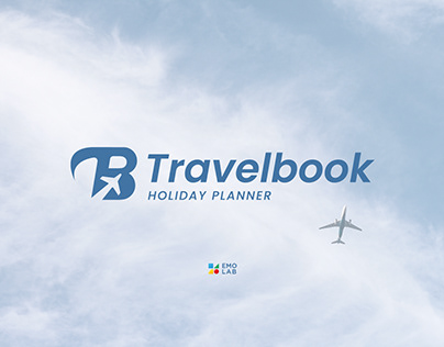 Traveling logo, Travelbook logo design