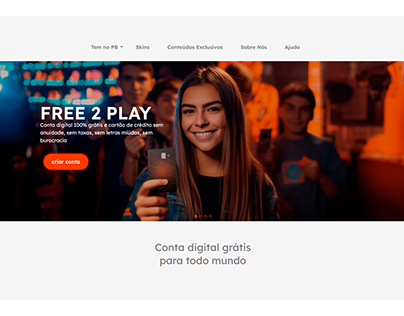 layout Novo Site Player's Bank