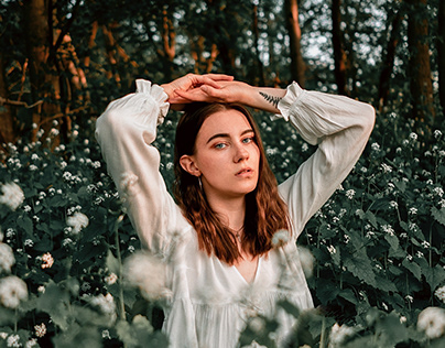 Selfportraits in a Flower Field
