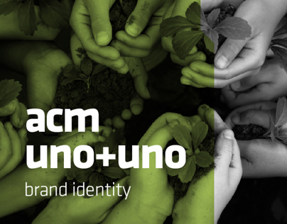 acm | uno+uno=todos | brand identity
