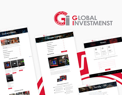 Global investmenst - website creation on Webflow