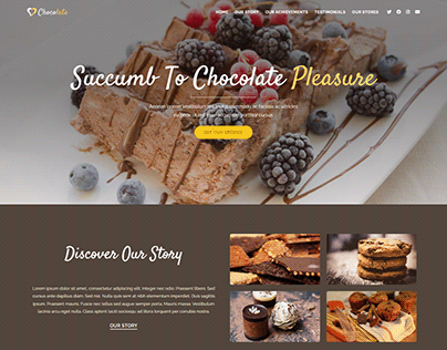 Love Chocolate Business Website