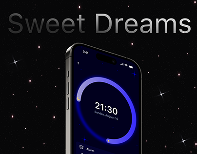 Sweet Dreams-Sleep Tracker-UI/UX design