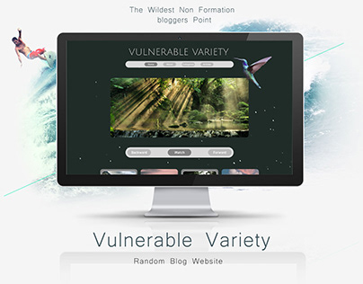 Vulnerable Variety (Blog Website)