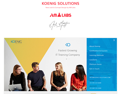 Koenig Solutions - Concept Design & New Look