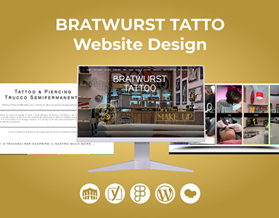 Project thumbnail - BRATWURST TATTO Website Design