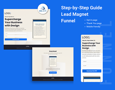 Step-by-Step Guide Lead Magnet Funnel Template