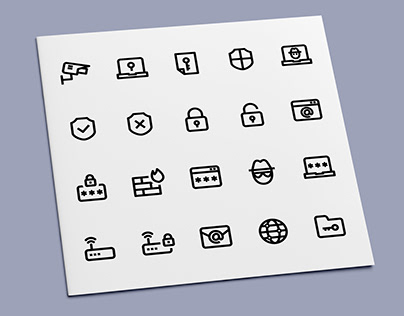 Computer Security Icons