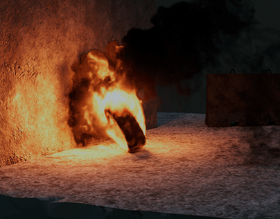 Burning Tyre (Houdini FX)