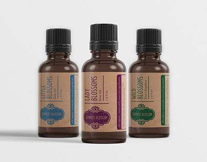Infused Oils- Logo, branding and labels