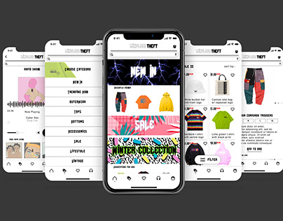 MINDLESSTHEFT: Streetwear Fashion App Concept