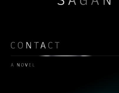 Contact: A Novel, book cover design