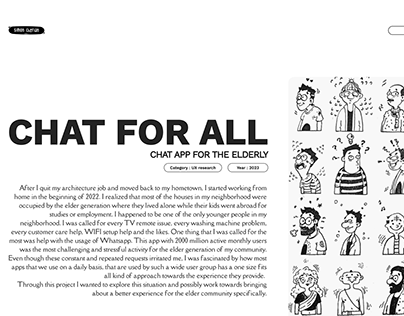 CHAT FOR ALL - interaction design exploratory project