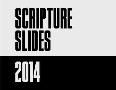 Scripture Slides 2014