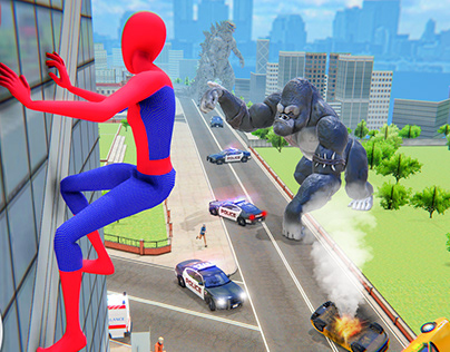 Spider Hero City Savior : King Kong Mod