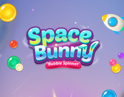 SpaceBunny : bubble spinner (2017) GAME UI/UX