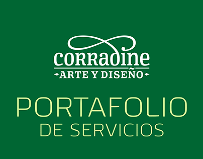 Portafolio de servicios - Corradine Arte y Diseño