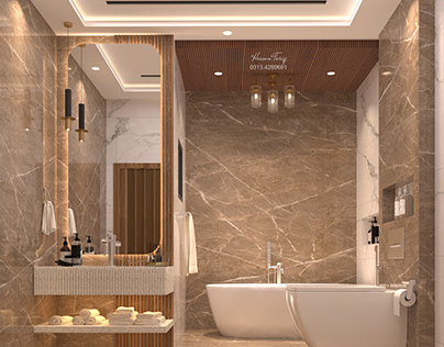 Project thumbnail - New Master Bath Interior For 5 Marla House _ Lahore