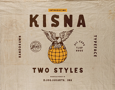 Kisna Handdrawn Typeface