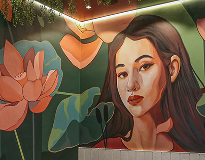 Mural / Vietnamese Restaurant