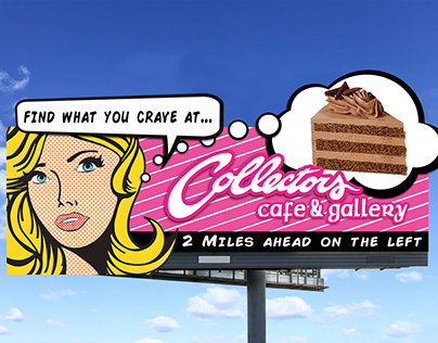 Collectors Cafe Billboard