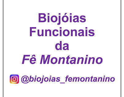 Biojóias Fê Montanino etiqueta