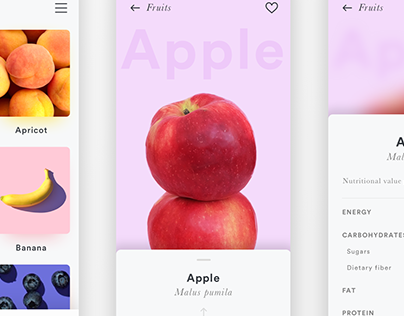Fruits App UI