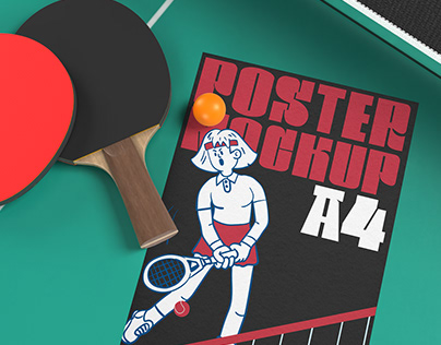 Customizable Poster Design for Tennis Enthusiasts
