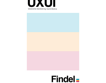 UX / UI Case Study. Findel Education Website