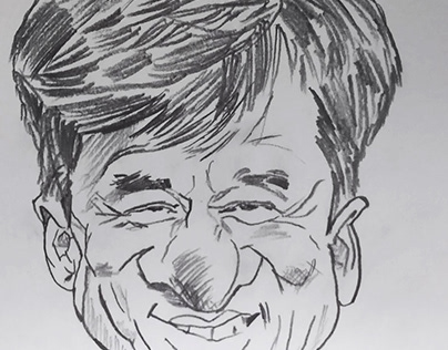 Jackie Chan caricature
