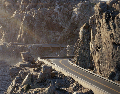 Nordic Highway - Animated Landscape Cinematic