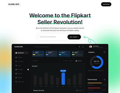 Launching the Future of Flipkart |Preluanch landingpage