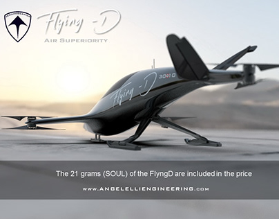 Angelelli Design - Flying D Manned Drone