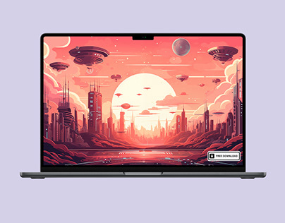 4K Futuristic Metropolis Wallpaper for Desktop