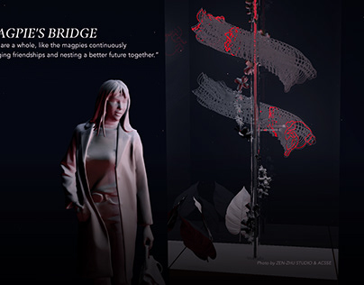 Magpie's Bridge - light installation design