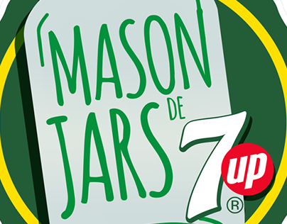 Promo Mason Jars de 7up