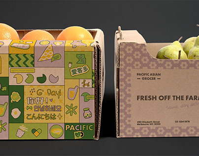 Pacific Asian Grocer Branding - for Urban Lifestyles