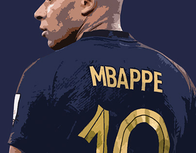 Mbappe Poster Vec