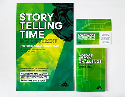 Print Collateral — Adidas Story Challenge